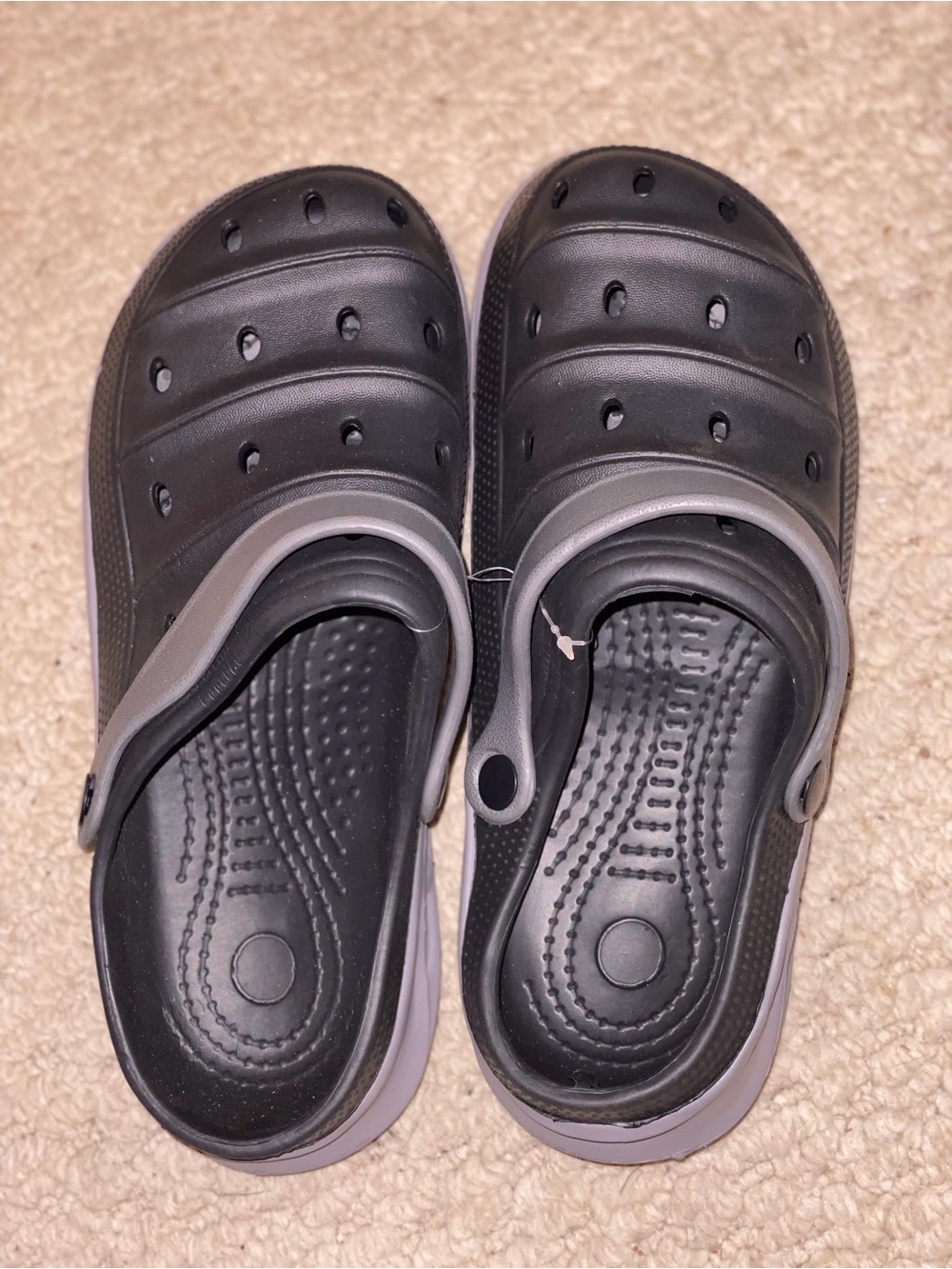 Men's Black and Gray Comfort Shoe